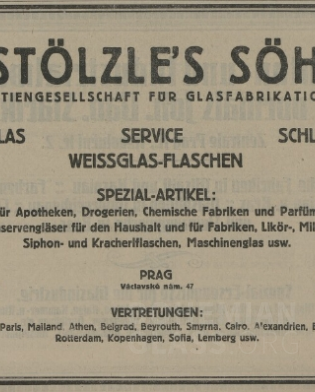 C. Stölzle´s Sohne